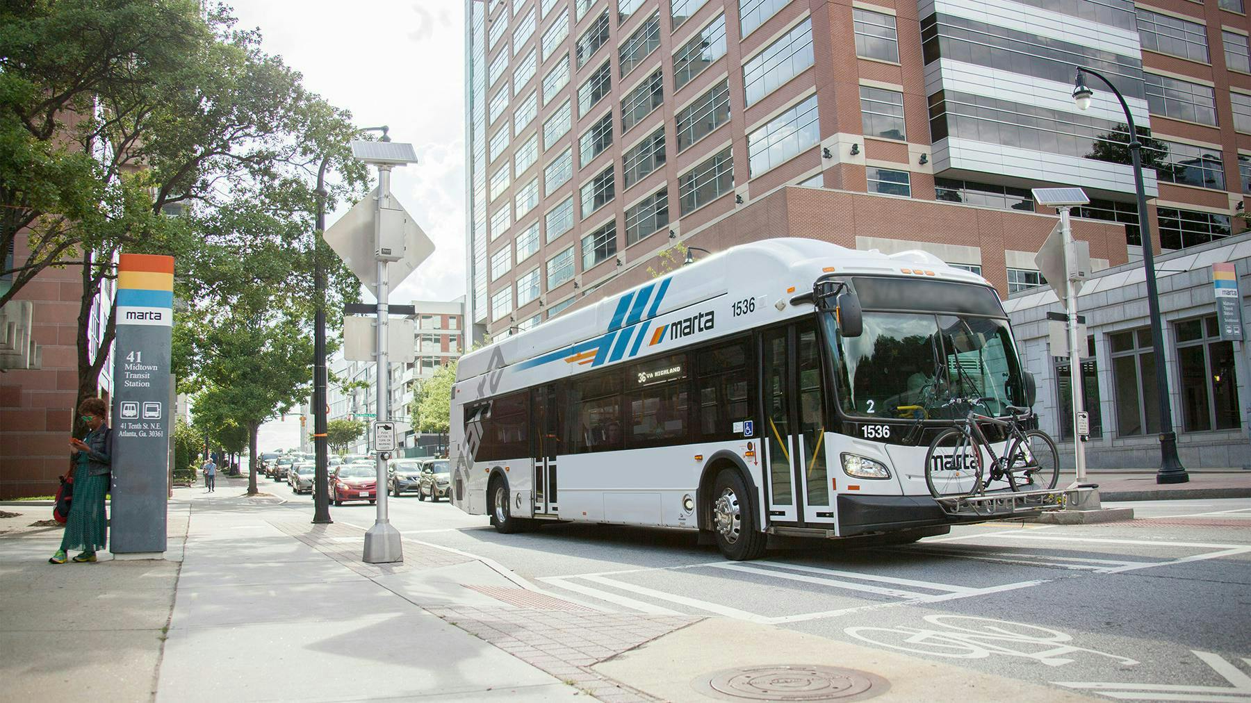 A Metropolitan Atlanta Rapid Transit Authority bus.