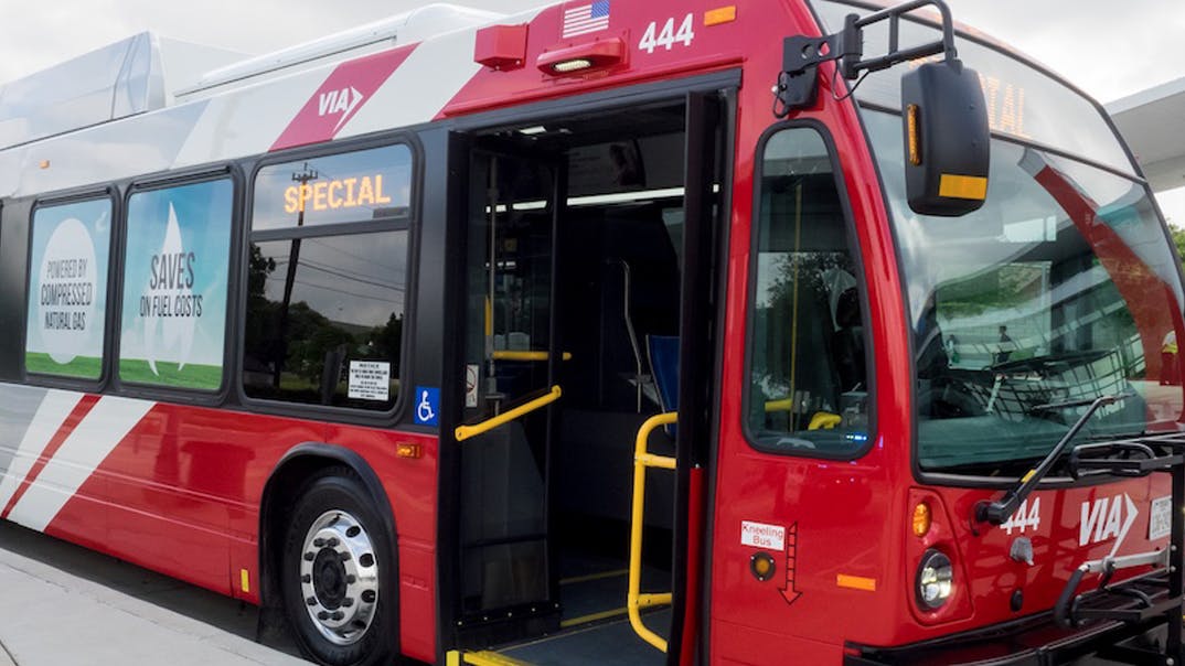 VIA Metropolitan Transit bus.