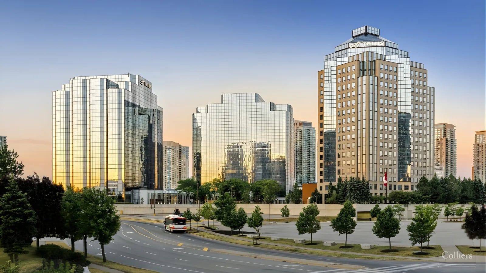 A rendering of Hitachi Rail's new Canadian headquarters in Toronto, Ontario.