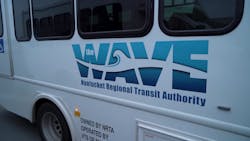 A Nantucket Regional Transit Authority bus. A Nantucket Regional Transit Authority bus.