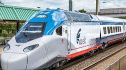 A new NextGen Acela train. A new NextGen Acela train.