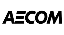 AECOM logo.
