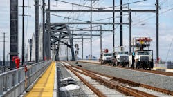 Amtrak and New Jersey Transit are progressing on the Portal North Bridge project. Amtrak and New Jersey Transit are progressing on the Portal North Bridge project.