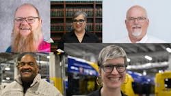 Bryan Walck (top left), Kellie Irving (top middle), John Obert (top right), Miles Turpin (bottom left) and Katie Roth (bottom right). Not pictured: David D. Quintana. Bryan Walck (top left), Kellie Irving (top middle), John Obert (top right), Miles Turpin (bottom left) and Katie Roth (bottom right). Not pictured: David D. Quintana.