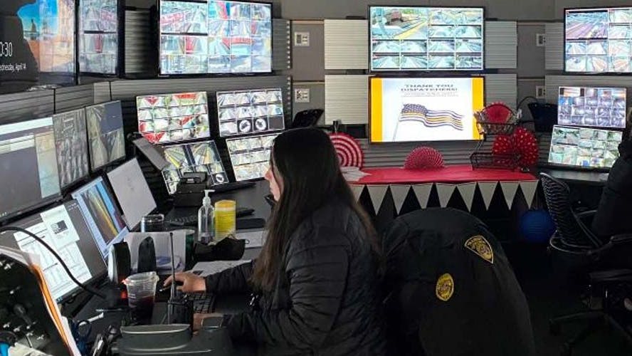 The San Diego Metropolitan Transit Systems' dispatch office.