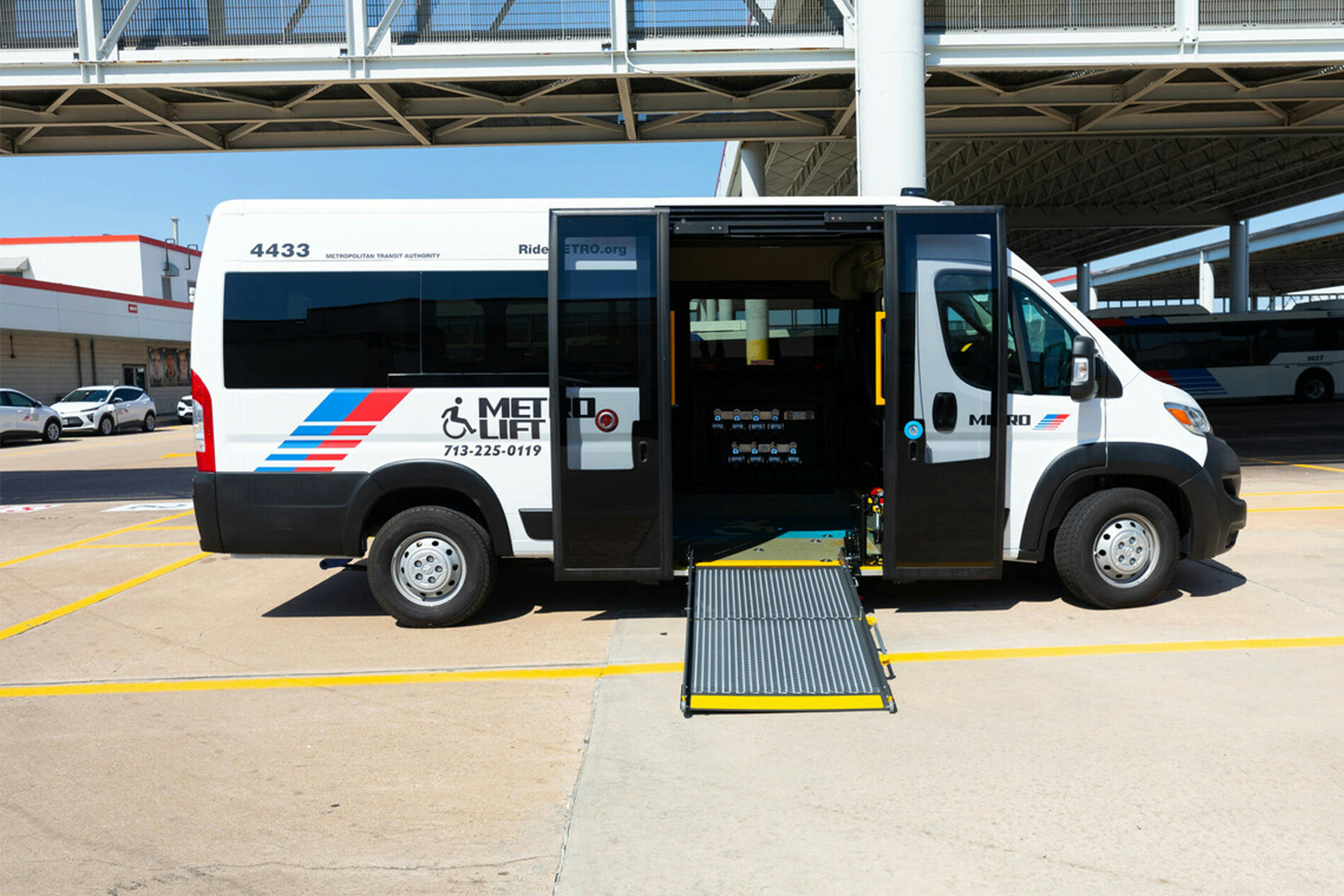 A METROLift van.