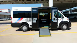 A METROLift van. A METROLift van.