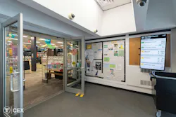 A Massachusetts Bay Transportation Authority Technology Innovation Department screen at Coolidge Corner Library. A Massachusetts Bay Transportation Authority Technology Innovation Department screen at Coolidge Corner Library.