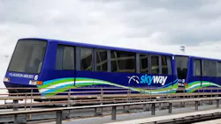 The image shows a current AMP 100 vehicle on the track. The image shows a current AMP 100 vehicle on the track.