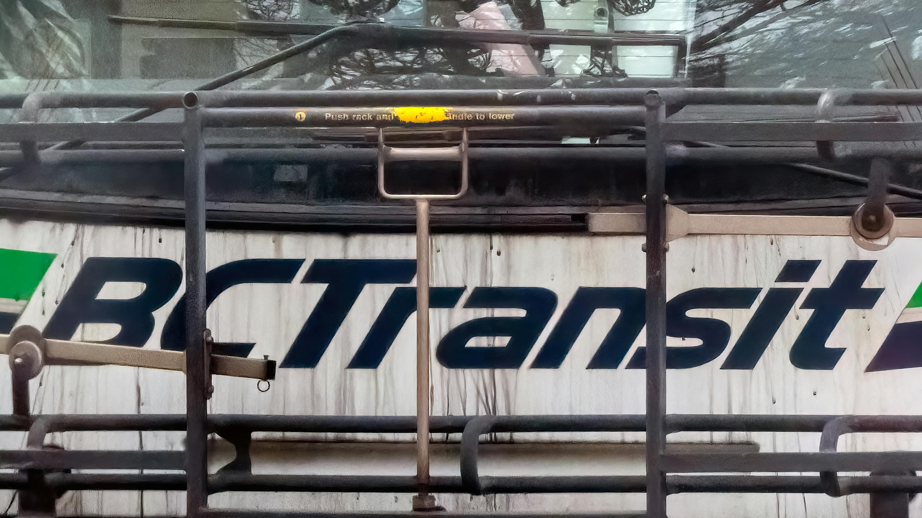 The image displays the BC Transit logo, the parent company of Kelowna Regional Transit System.