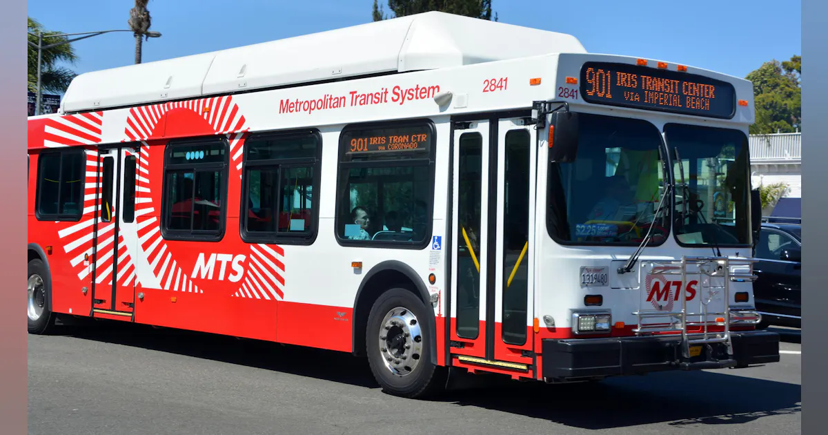 Paper Mts Bus San Diego MTS receives $60.4 million in TIRCP funding | Mass Transit