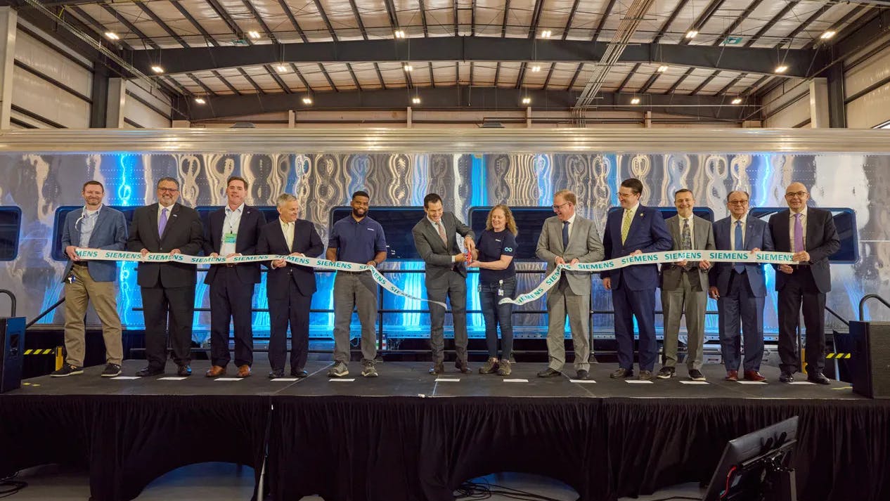 Siemens Mobility has opened its manufacturing and rail services center in Lexington, N.C.