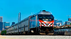 A Metra train.