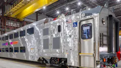 New Jersey Transit has received the first of 374 multilevel III rail cars. New Jersey Transit has received the first of 374 multilevel III rail cars.