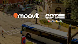 A graphic of the Moovit and Capital District Transportation Authority partnership. A graphic of the Moovit and Capital District Transportation Authority partnership.