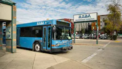 A Redding Area Bus Authority bus. A Redding Area Bus Authority bus.