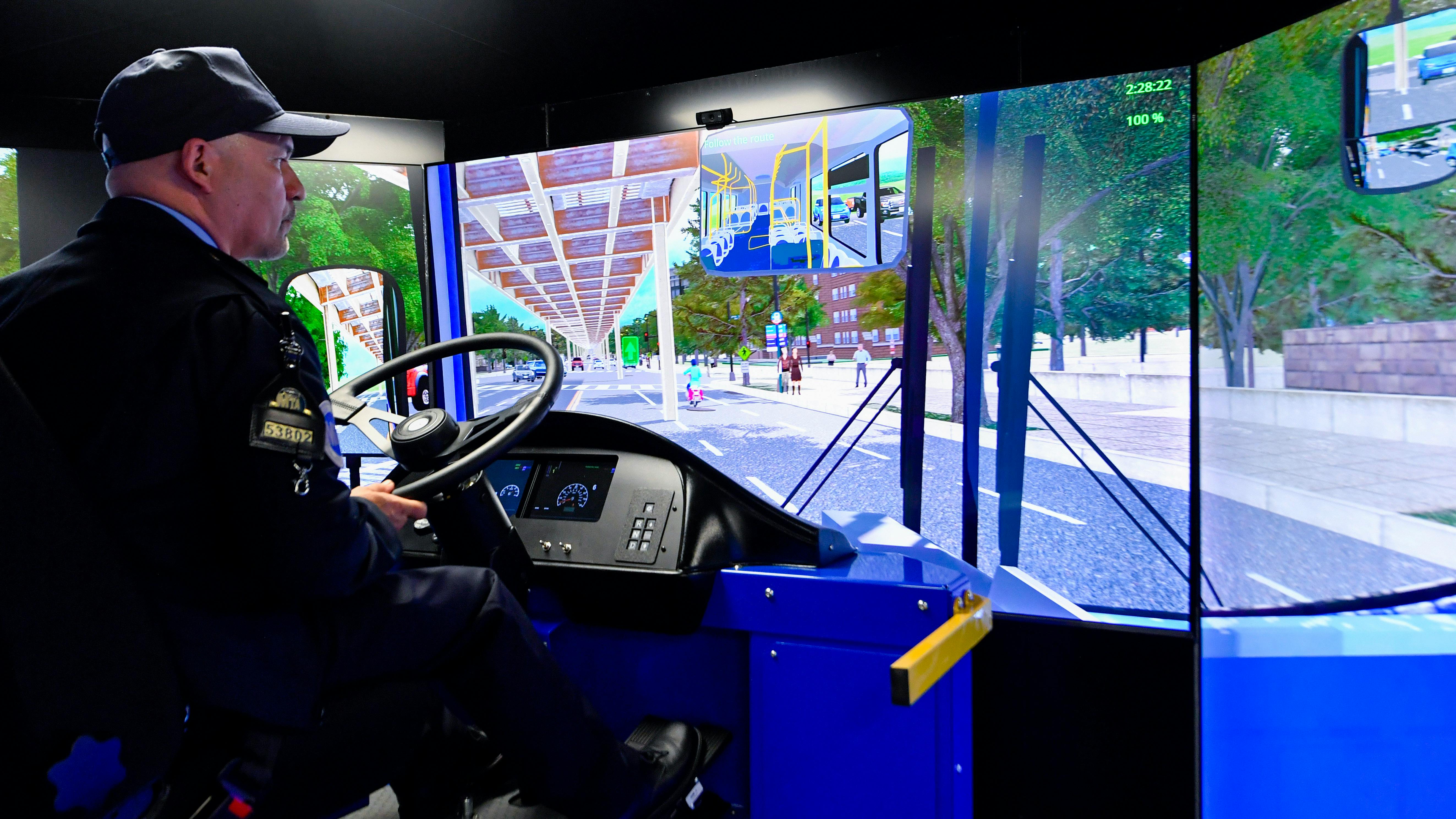 The Metropolitan Transportation Authority has unveiled new bus operator training simulators that the authority says modernizes the bus operator training experience.