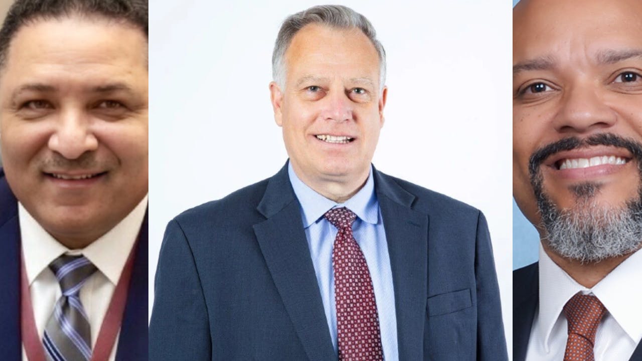 Bearnard Veasley (left), Scott Stokes (middle) and Brian Wojcik (right).