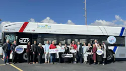 The Utah Transit Authority’s third bus rapid transit route, Midvalley Express, began passenger service on April 12. The Utah Transit Authority’s third bus rapid transit route, Midvalley Express, began passenger service on April 12.