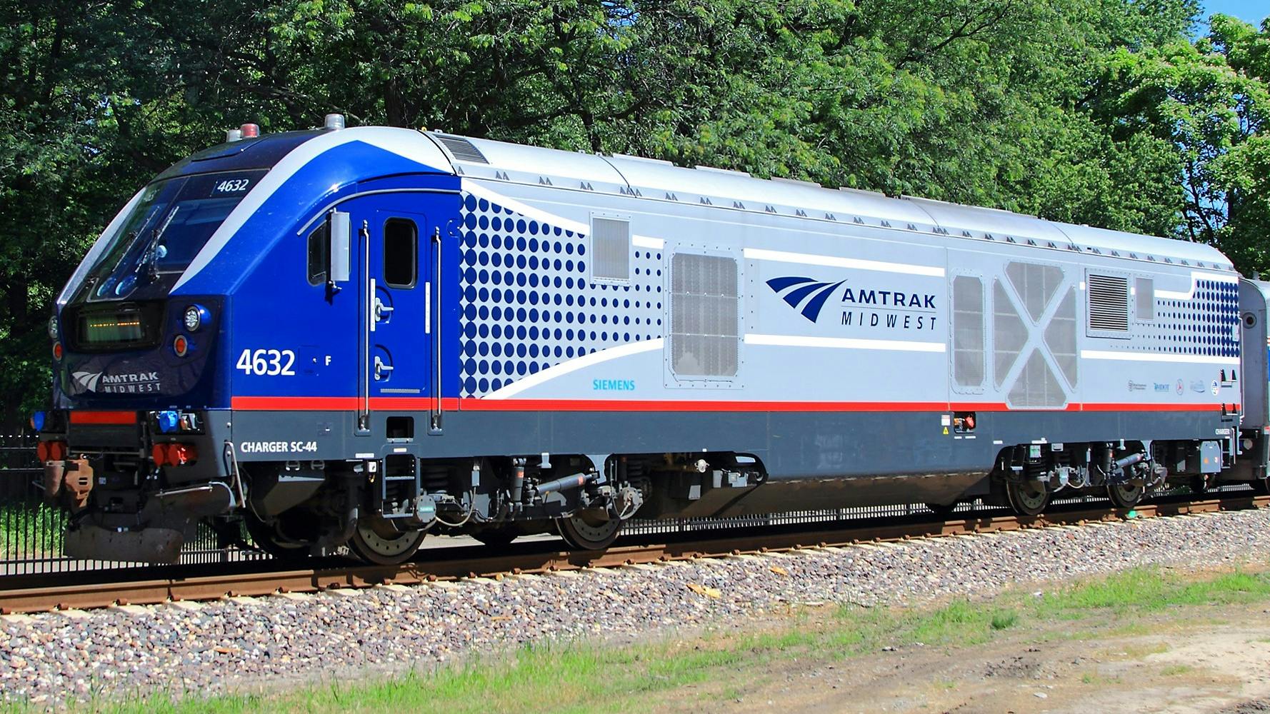An Amtrak Missouri River train.