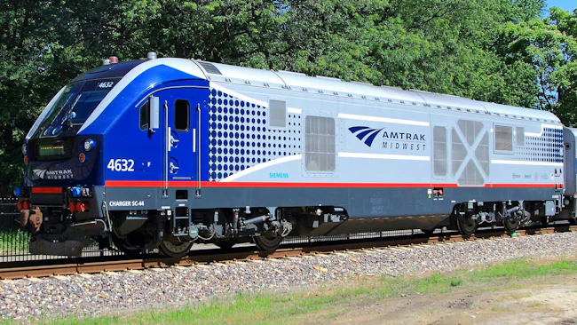 An Amtrak Missouri River train.