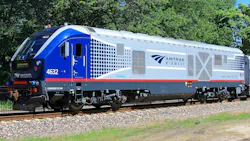 An Amtrak Missouri River train. An Amtrak Missouri River train.
