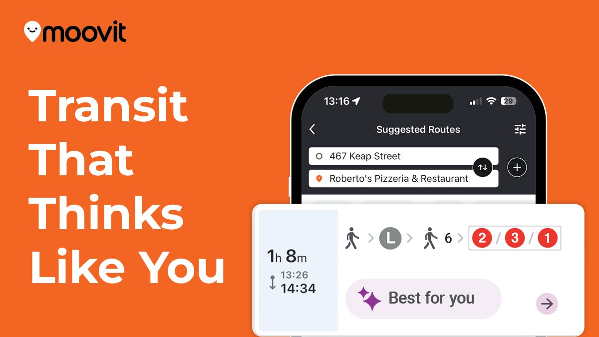 Moovit is launching an artificial intelligence-powered experience designed to remove the effort and uncertainty from public transit.