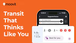 Moovit is launching an artificial intelligence-powered experience designed to remove the effort and uncertainty from public transit. Moovit is launching an artificial intelligence-powered experience designed to remove the effort and uncertainty from public transit.