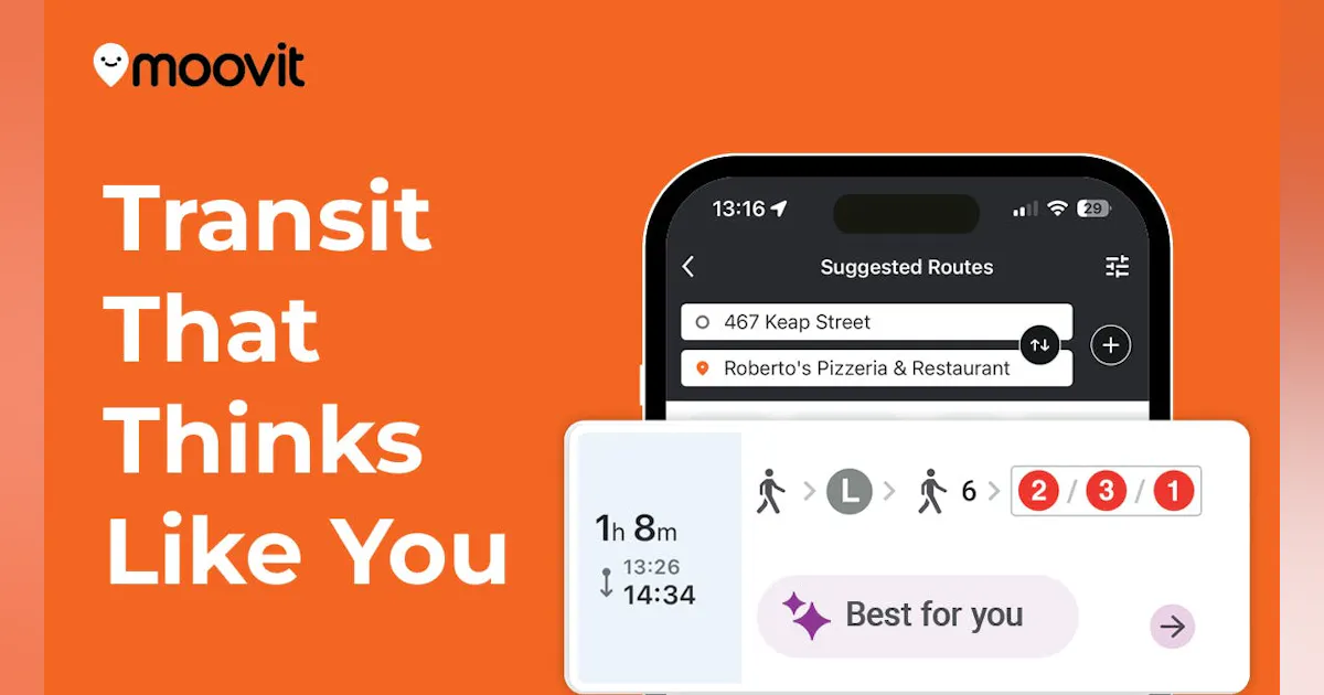 Moovit launches AI-powered app to better rider experience | Mass Transit