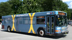 Pittsburgh Regional Transit bus. Pittsburgh Regional Transit bus.