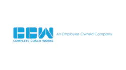 Complete Coach Works (CCW) logo featuring the stylized blue block letters 'CCW' alongside the company name and the tagline 'An Employee Owned Company.'