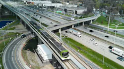 For the Anse-à-l’Orme branch, Alstom delivered 212 autonomous Metropolis metro cars (106 two-car trainsets) that feature onboard Wi‑Fi connectivity, as well as platform screen doors.
