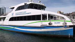 A Massachusetts Bay Transportation Authority Marina Bay ferry. A Massachusetts Bay Transportation Authority Marina Bay ferry.