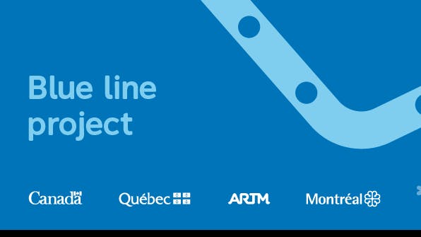 The Soci&eacute;t&eacute; de transport de Montr&eacute;al has begun mass excavation for the Blue Line extension.