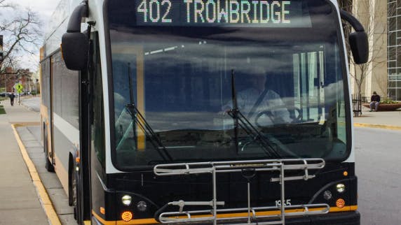 A GO Como Transit bus.