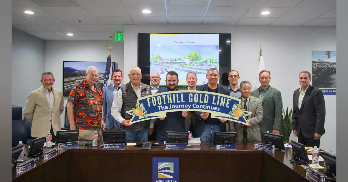 Foothill Base Foothill Gold Line Construction Authority awards SSH JV construction ...