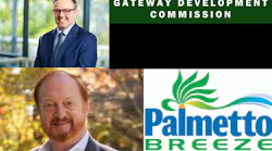 Chris Warner (top left), Gateway Development Commission logo (top right), John Bartlett (bottom left), Lowcountry Regional Transportation Authority logo (bottom right). Not pictured: Charles Mitchell Jr., Maria Anderson.