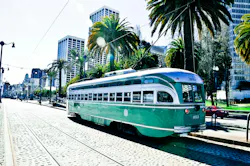 San francisco vintage tram San francisco vintage tram