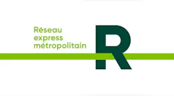 Réseau express métropolitain logo.