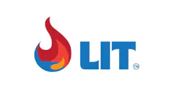 The LIT logo, with a stylized flame in red, orange and blue alongside the trademarked 'LIT' wordmark in blue capital letters. The LIT logo, with a stylized flame in red, orange and blue alongside the trademarked 'LIT' wordmark in blue capital letters.