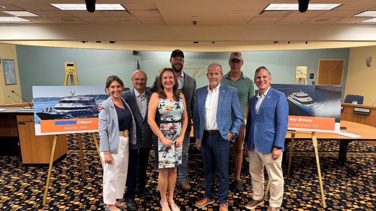 The Pinellas Suncoast Transit Authority has purchased the two vessels that will become the future Tampa Bay Ferry fleet,