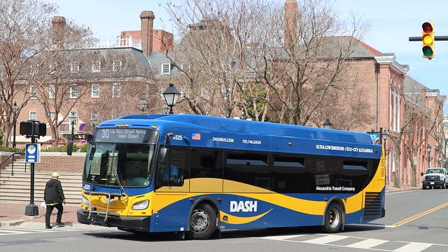 A city of Alexandria, Va., DASH bus.