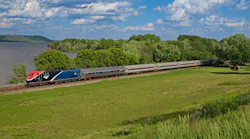 An Amtrak Borealiss train.