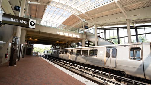 A Northern Virginia Transportation Authority train station.