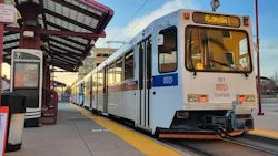 A Denver Regional Transportation District train.