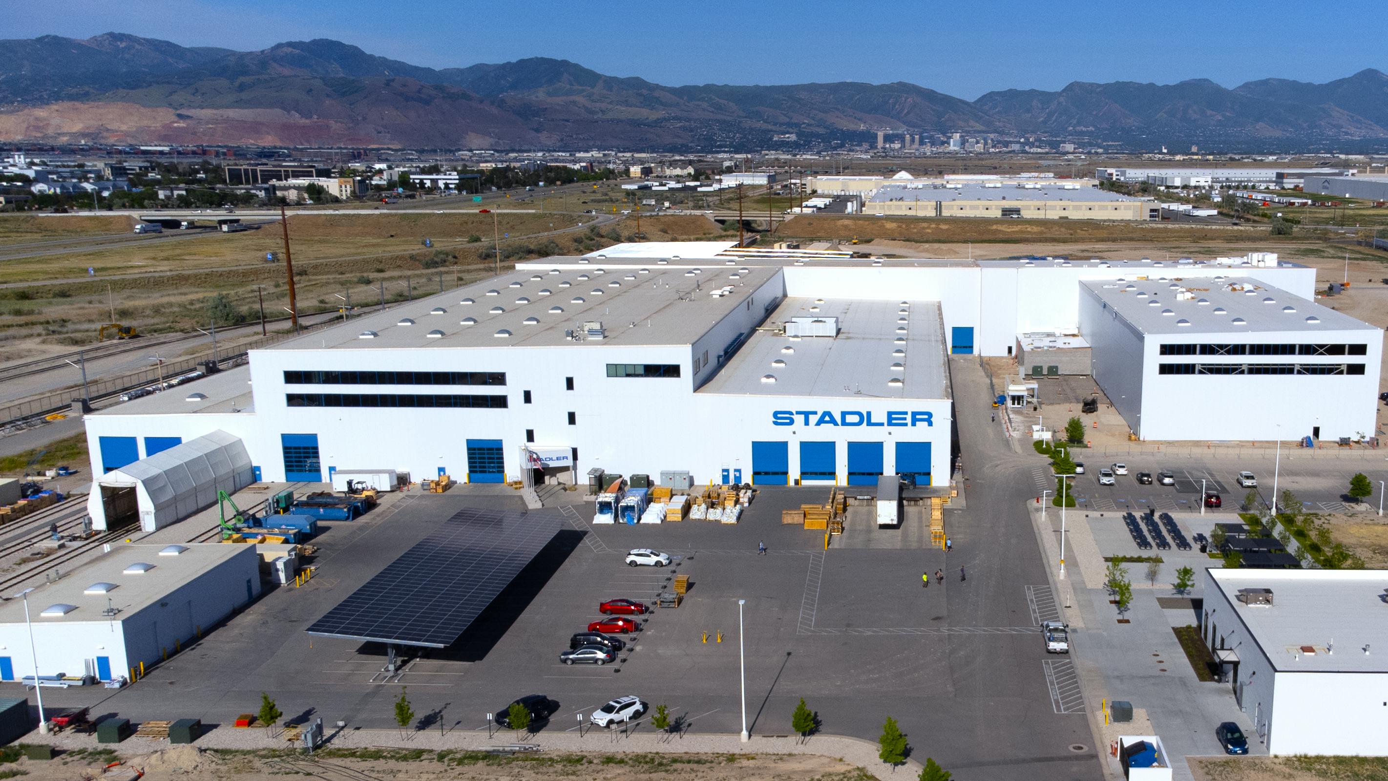Drone image of the expanded plant in Salt Lake City