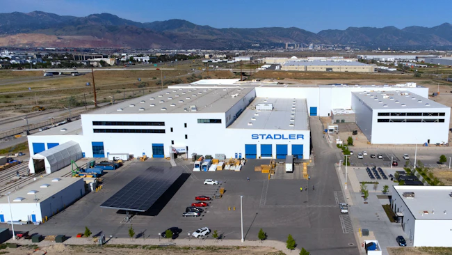 Drone image of the expanded plant in Salt Lake City