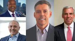 Nat Ford (top left), Rob Klovsky (bottom left), Garrett Riley (middle) and Thomas Jensen (right).
