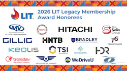 group of company logos recognized as LIT legacy membership award recipients