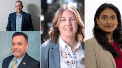 John Metzinger (top left), Esteban Rodriguez (bottom left), Candace Smith (middle) and Mamatha Sparks (right).